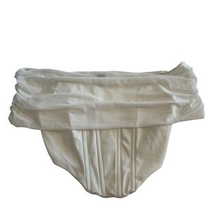 top ivory corset off shoulder size M